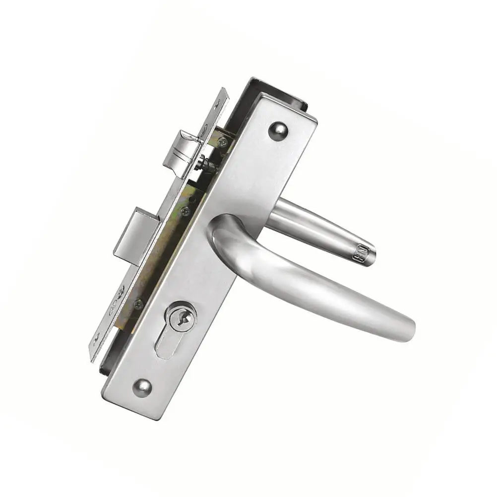 

Stainless Steel Interior Handle Panel Heavy Duty Modern Design For Home Security Silver Smooth Finish Handle Panel Door