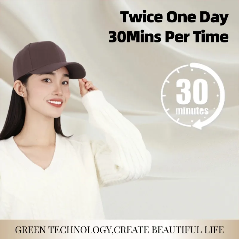 Red Light Laser Cap, 650nm Hair Growth Scalp Massage Device, DC5V Adapter, Head Health Therapy, Laser Cap for Hair Regrowth