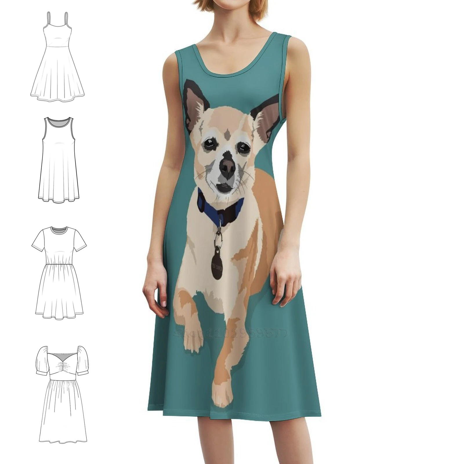 

Текст! Самый красивый мальчик  Повседневное платье в корейском стиле для женщин, простые повседневные офисные женские платья, собака, маленькая собака, чихуахуа