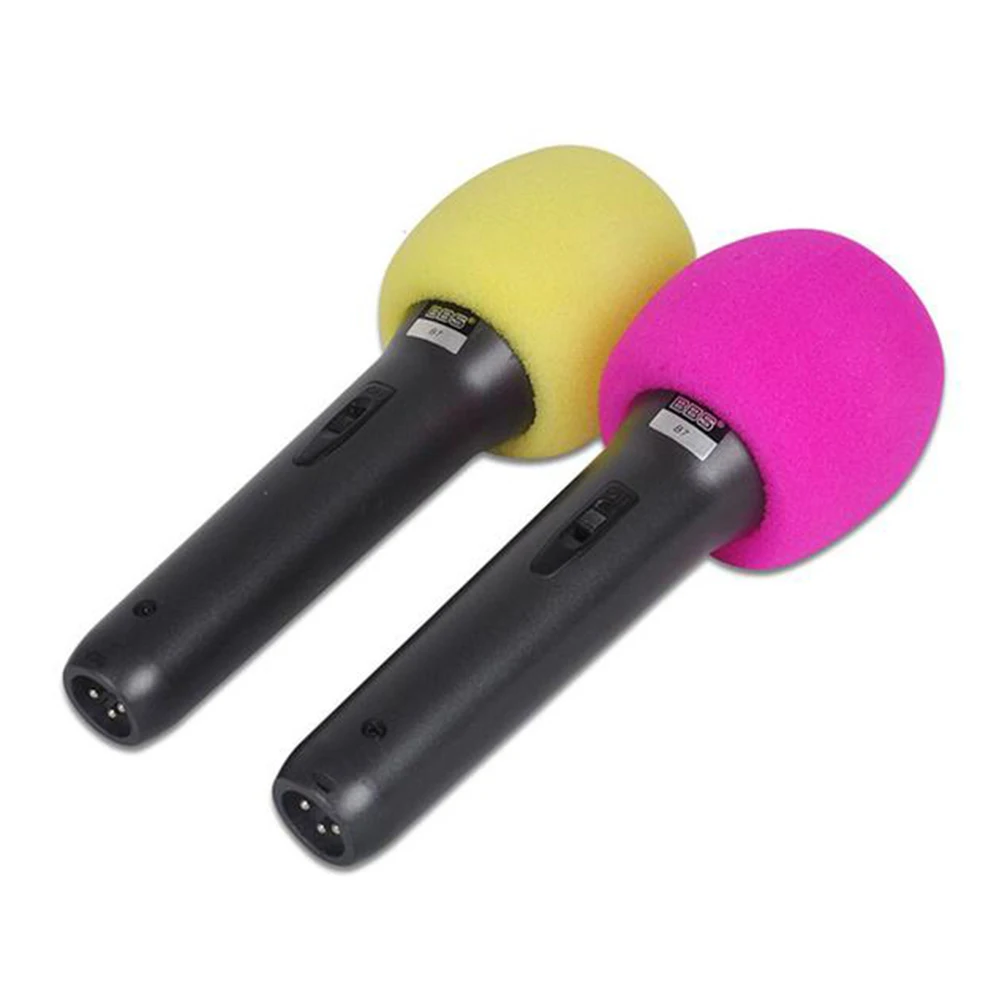 

5 pcs Microphone Sponge Cover Cushions Colorful Windscreen Breathable Material VoiceEffect KTV Stage Conference NewsInterviews