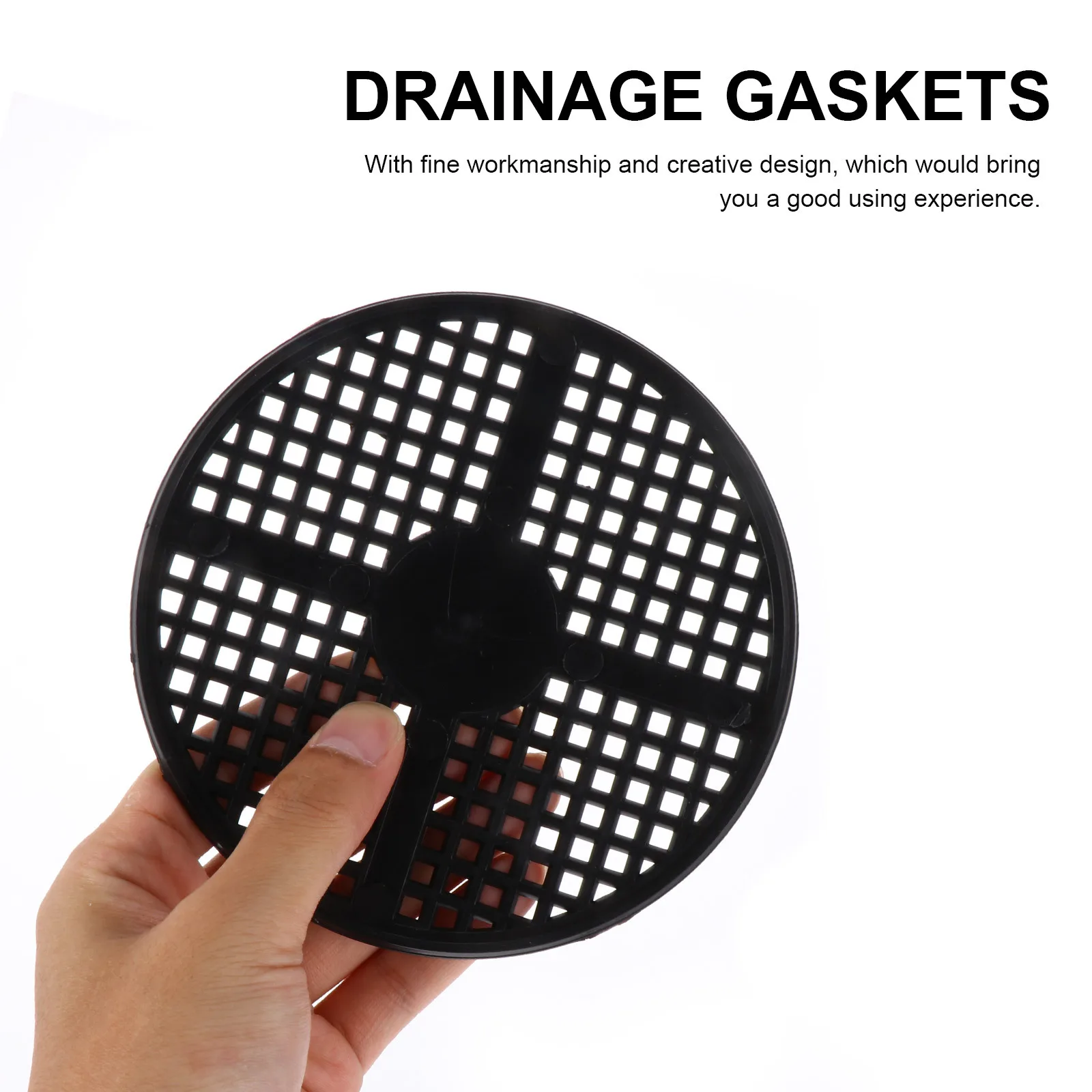 

20Pcs Plastic Flowerpot Bottom Grid Drainage Gaskets Breathable Mesh Pads Soil Leak Prevention for Bonsai Flowerpot Mesh Pads
