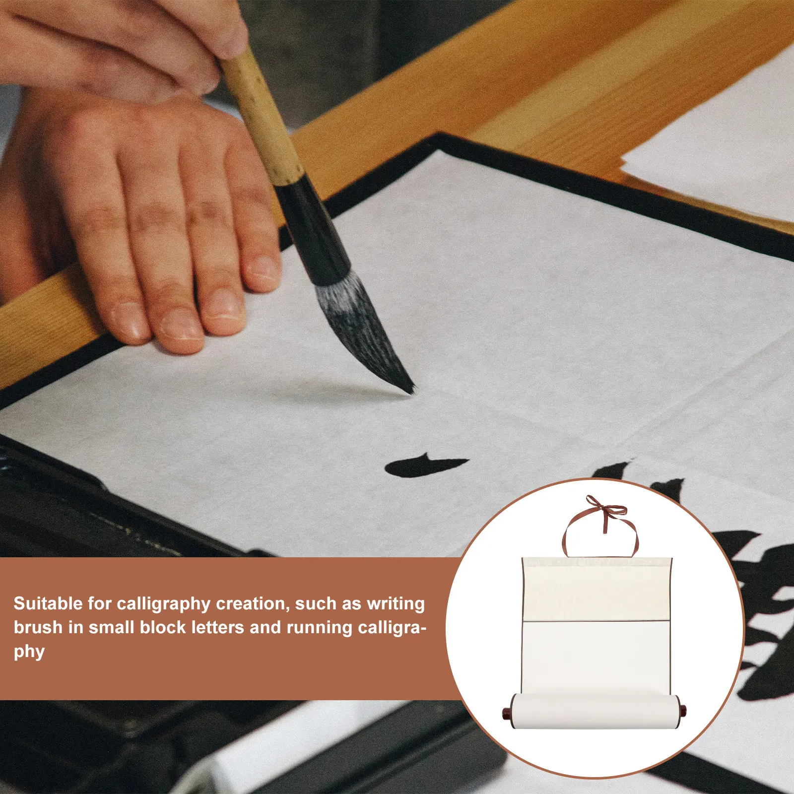Blank Scroll High-Quality Rice Paper Multi-Function for Calligraphy Ink Painting Chinese Painting Scroll Drawing Scrolls Paper