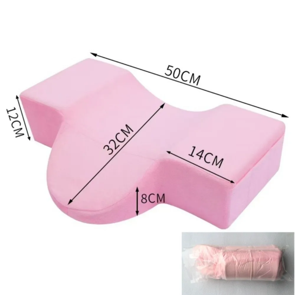 低反発まつげ枕 人間工学に基づいた曲線 まぶたサポートクッション ネックサポート枕 バタフライ型 快適