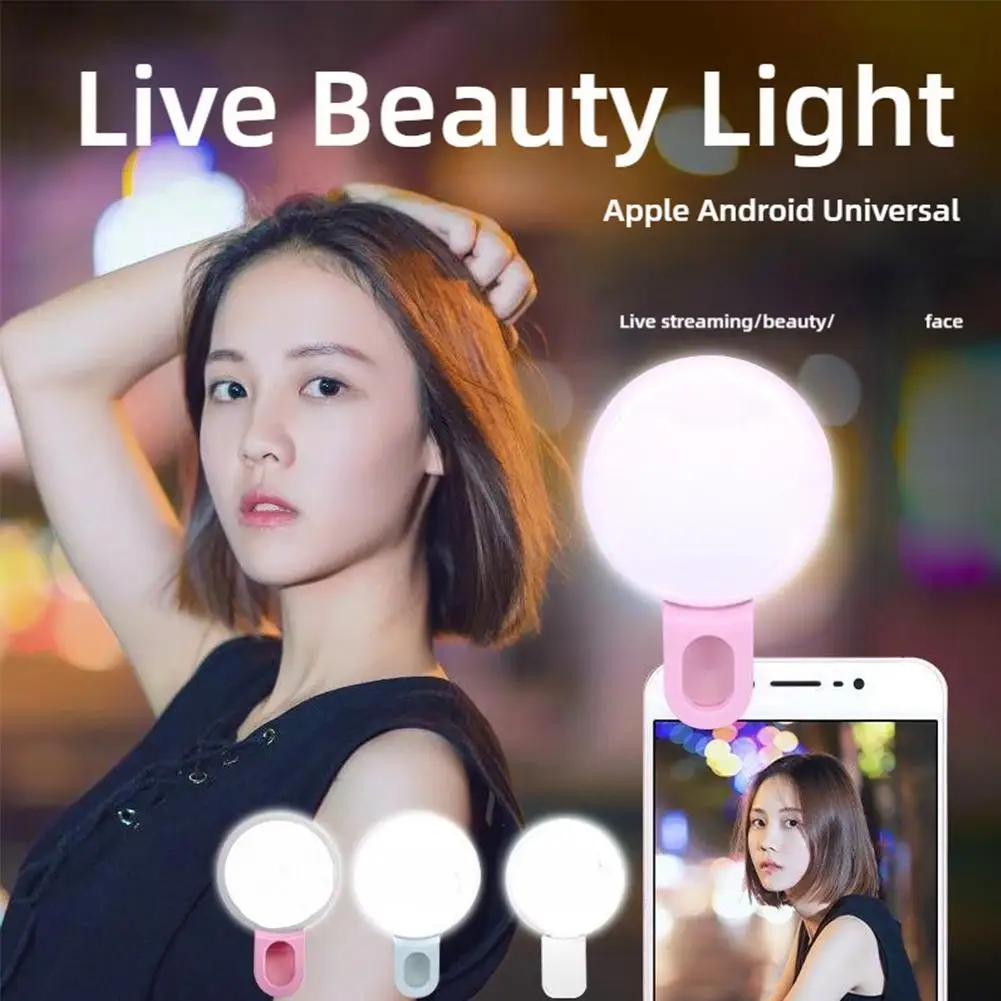 LED Light For Phone Photography Portable Selfie Fill Light For Live Videos And Beauty Enhancement Mobile Phone Fill Light