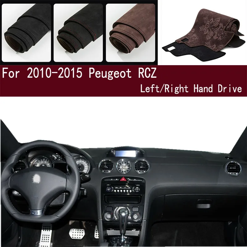 

For 2010-2015 Peugeot RCZ Dashmat Dashboard Cover Instrument Panel Sunscreen Pad Ornaments