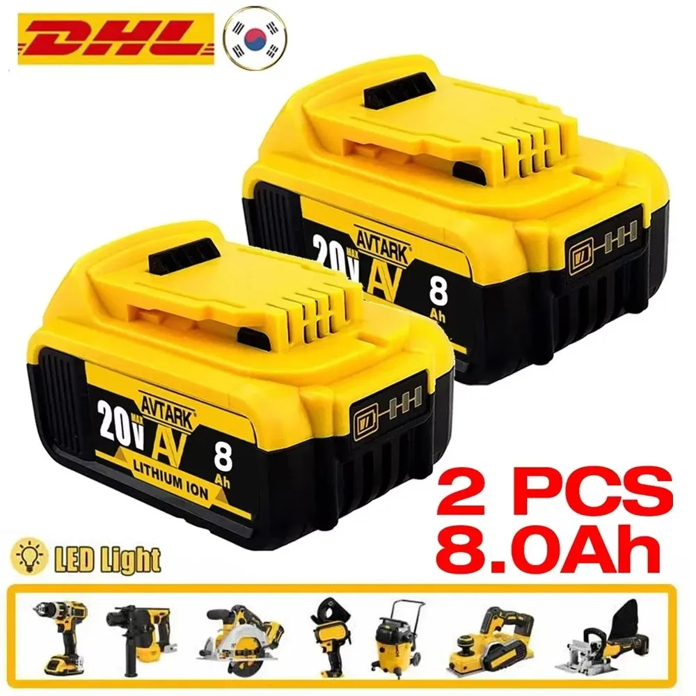 

DCB200 20V Battery Compatible with dewalt power Tools 18V 12Ah rechargeable electric tool Lithium batteries 20V 18Volt 18v 12Ah