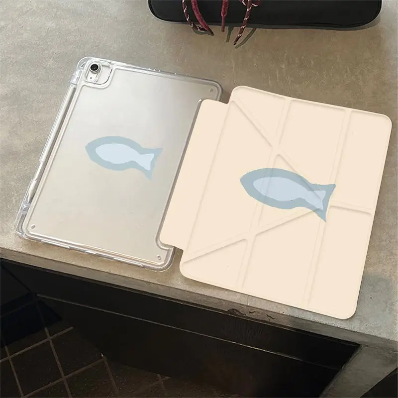 Anti-Bending 3+Y Fold Case For OPPO PAD Air2 11.4 OPPO PAD 2/3 11.6 PAD5/6 12.1 OnePlus PAD2 12.1 OPPO PAD Air 5 12.1