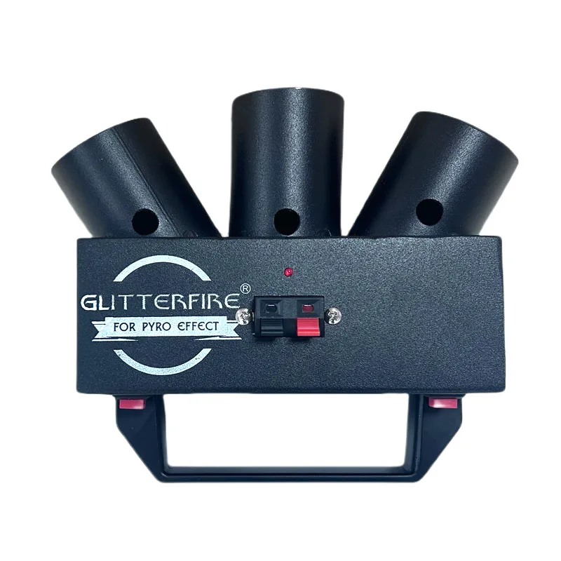 Fan shape 3 channel cold fountain shooter handheld stage equipment
