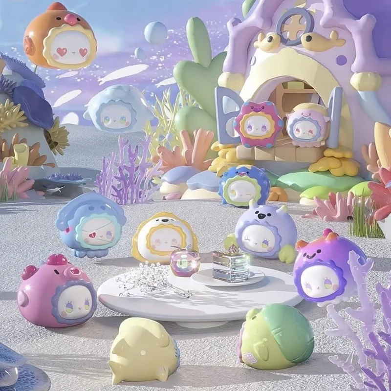 

Эмма Секретная лесная серия Ocean Bubble, милый зернистый сюрприз, слепая коробка, фигурка, модная игрушка, милая кукла, подарок для девочек, орнамент