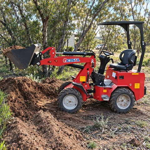 Nicosail 4 Wheel Diesel Euro 5 EPA Engine Telescopic Loader Wholesale High Quality Compact New Diesel Loader