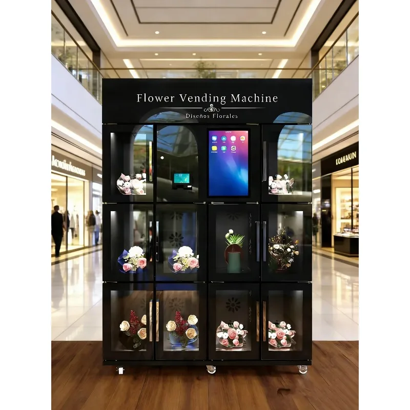 Wholesale Flower Vending Machine  Black Flower Vending Machine Flower Vending Machine China