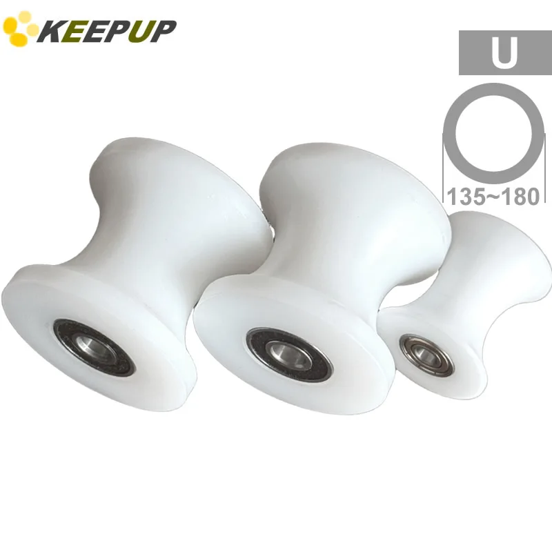 

U shaped nylon pulley Plastic roller Slot Groove guide wheel plastic 135x135 138x142 140x20 140x16 150x22 160x20 160x26 180x26mm
