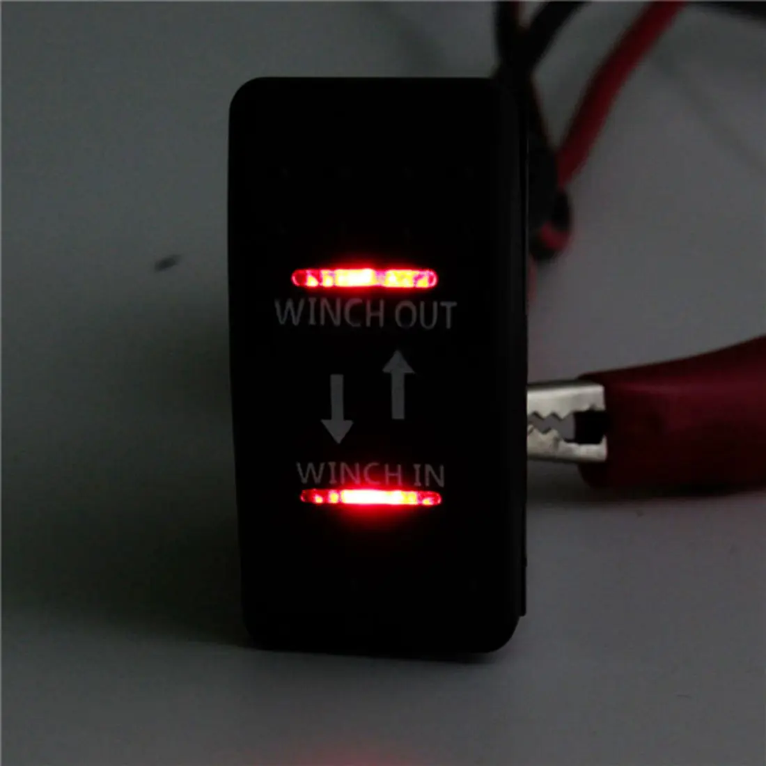 Verricello 12V 20A In verricello interruttore a bilanciere ON-OFF-ON 7 Pin LED rosso