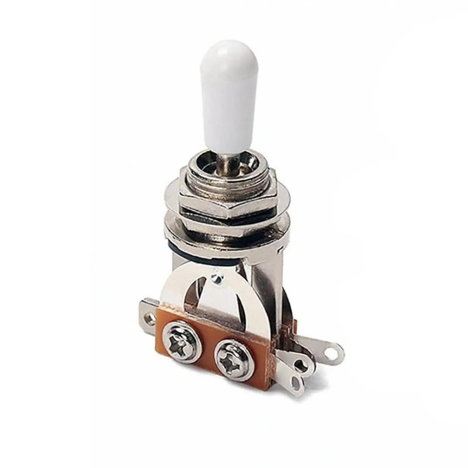 Electric Guitar Tone Selector Switch Triple Position Toggle for Custom Wiring Metal Case with Mounting Hardware