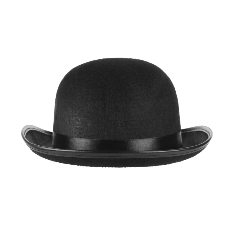 Vintage Cosplay Magician Hat Lightweight Women Men Jazz Felt Hat Party Costume Photoshoot Props Stage Performance Supplies