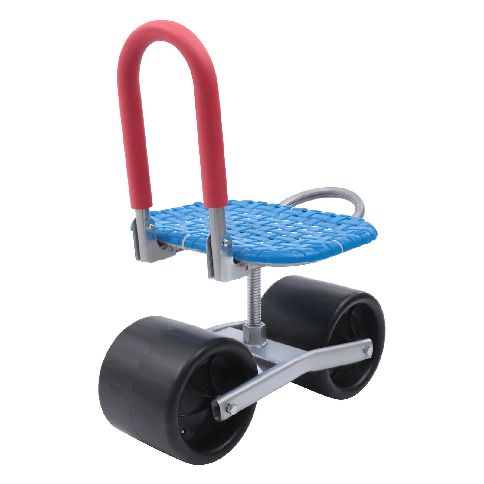 Carrello da giardino Sgabello con ruote, sedile da lavoro stabile Carrello robusto Sedile regolabile in altezza e direzione, ausilio da giardinaggio