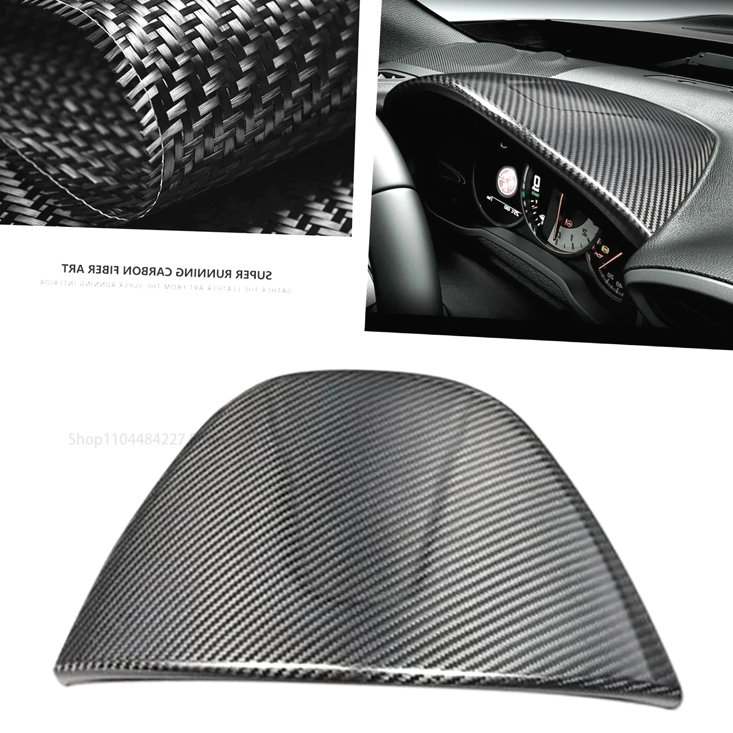 

For TOYOTA GT86 86 Scion FR-S Subaru BRZ 2012-2020 Real Carbon Fiber Front Dashboard Gauge Pod Dash Meter Board Upper Cover