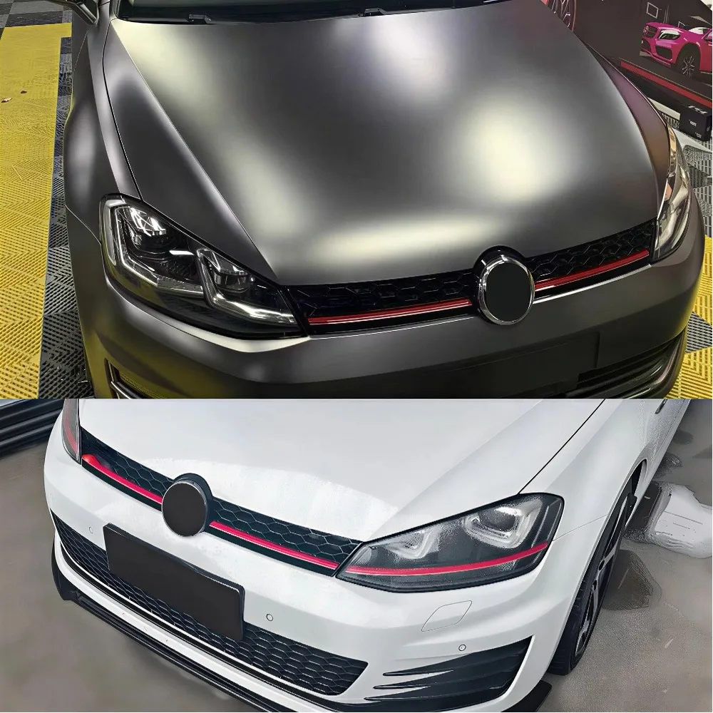Front Radiator Grille  For Volkswagen Golf7 MK7 2014 2015 2016 2017 GTI StyleInlet Grid Mesh Grill Tuning Accessories Trim