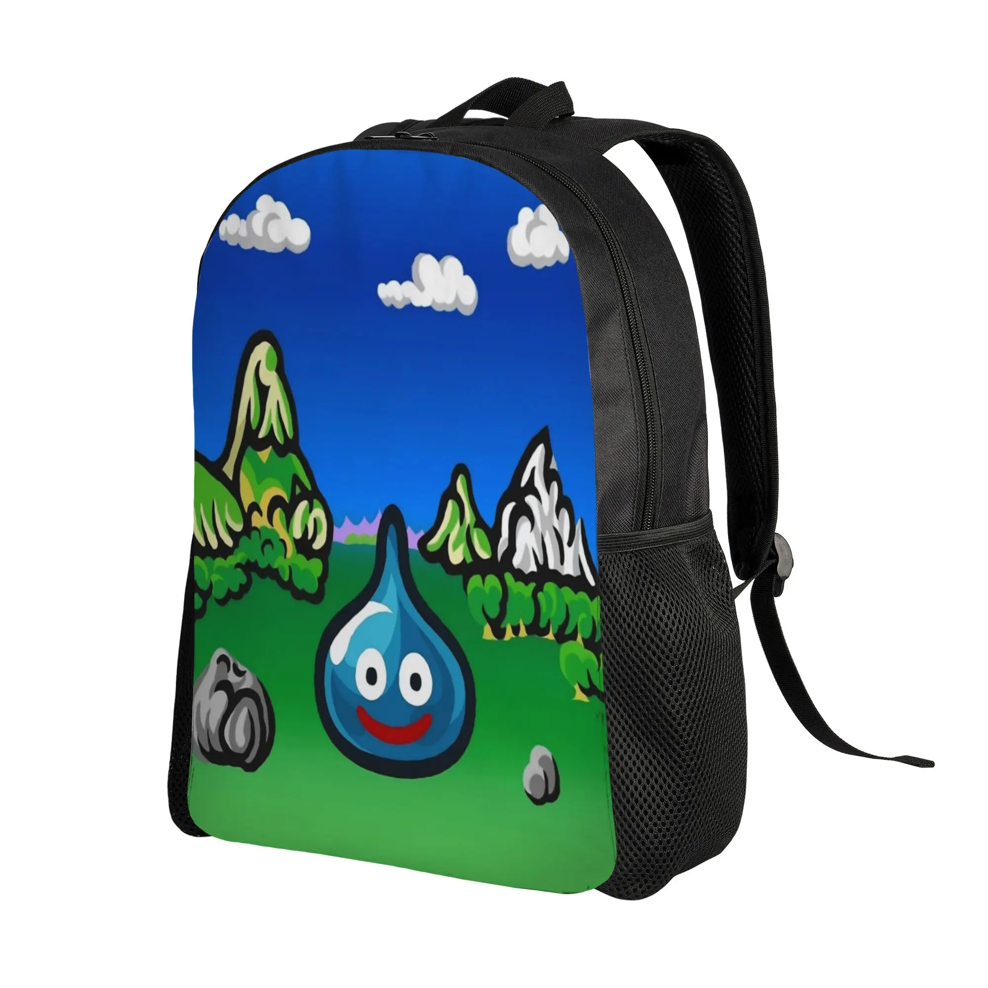 A Slime Draws Near Backpack  Travel Backpacks Unisex Fun School Bags Designer Soft Rucksack