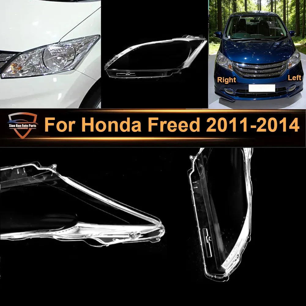 

For Honda Freed 2011-2014 Front Headlight Cover Transparent Lamp Shade Headlamp Lamp Shell Replace Original Lampshade Plexiglass