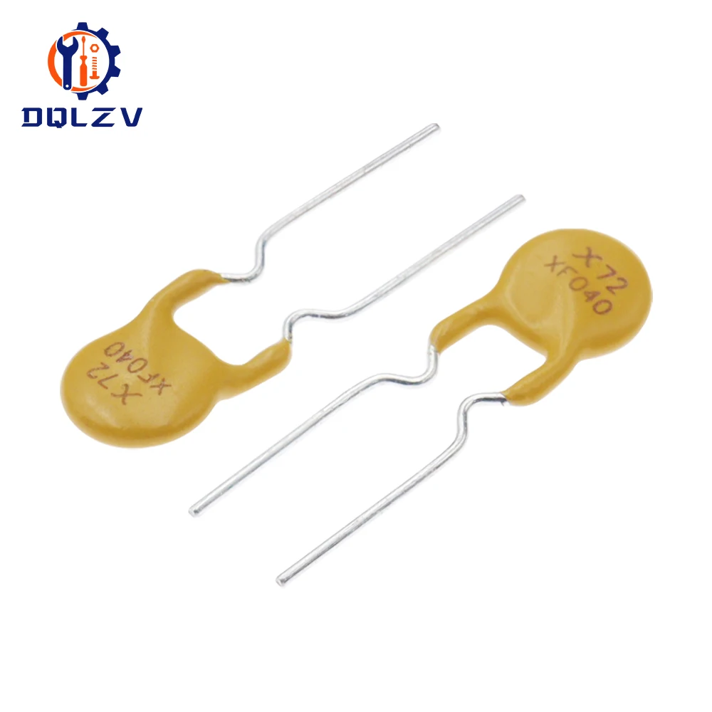 72V 0,4A 400MA PPTC rücksetzbare Sicherung RXEF040 XF040 Rastermaß 5mm