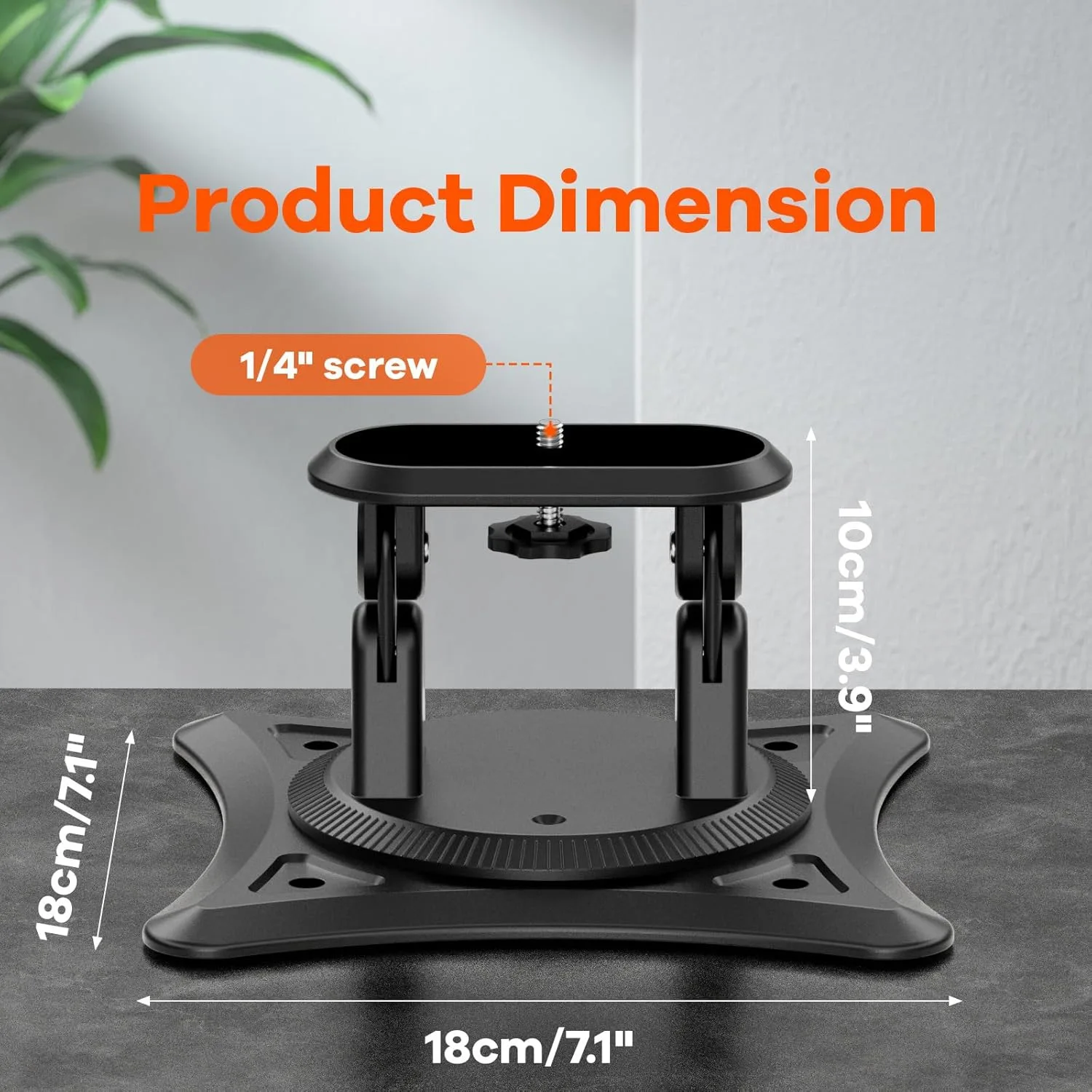 Mini Projector Desktop Wall Mount Stand Ceiling Bracket Holder 1/4 Screw Hole Projector Holder Screw for hy300 YG300 J15 Camera