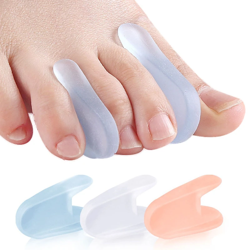 6Pairs Foot Care Tool Bunions Adjuster Silicone Straighten Hallux Valgus Corrector Thumb Orthotics Protector Gel Toe Separators