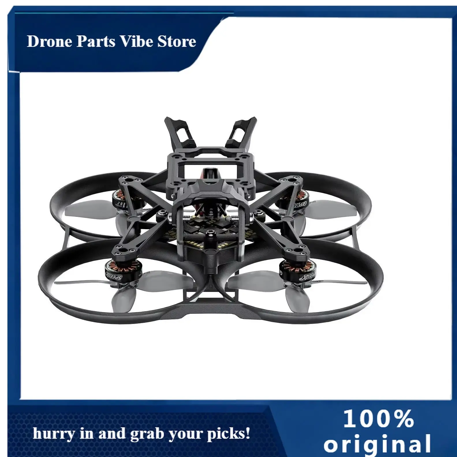 

Комплекты питания APGEPRC DarkStar20 2 дюйма Cinewhoop (без видеопередатчика и камеры)