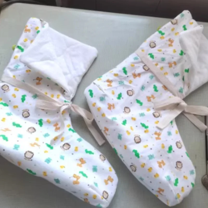 

ABDL Adult Baby Shoes Comfort Soft Cotton Cute Horseshoe Shoes Kawaii Cartoon Print Plus Size Bubble Shoes Role-play Costumes