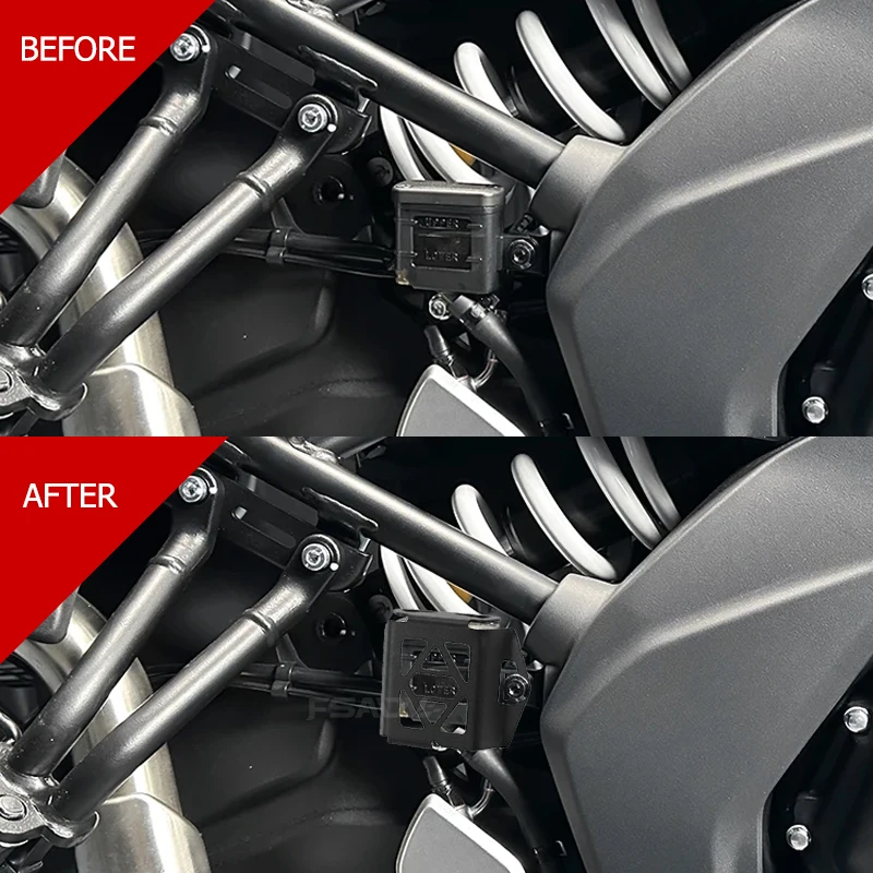 دراجة نارية الخلفية سائل الفرامل خزان غطاء حماية ل CFMOTO CF700MT CF 700MT 700 MT MT700 2024 2025 #3