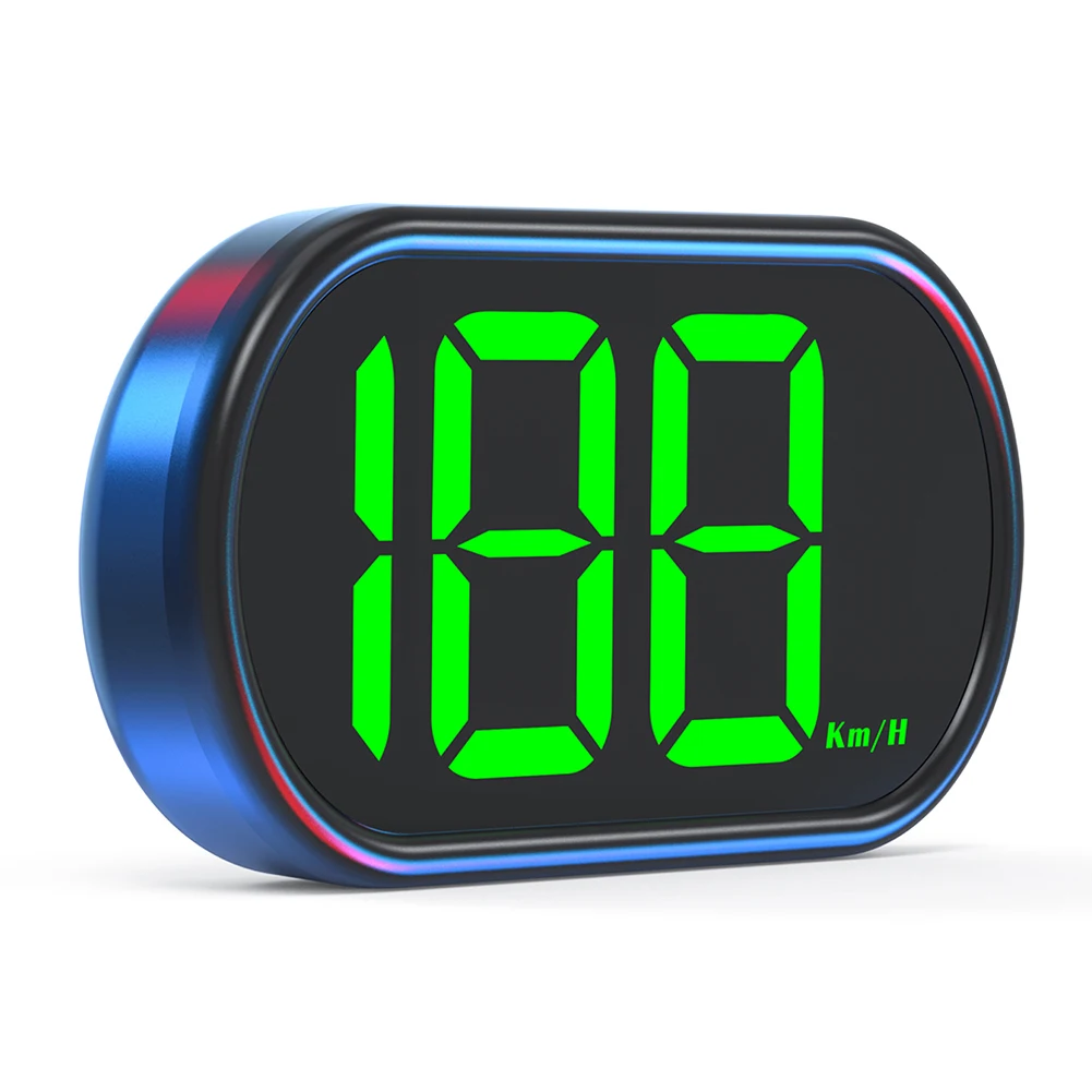عداد السرعة المدمج GPS شاشة عرض علوية 3 0 بوصة Full HD LED لقياسات KMH الدقيقة في أي نوع مركبة