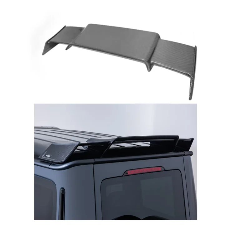 

Дамии, заводские продажи, углеродное волокно, B-образный капот двигателя, передний спойлер, крышка запасного колеса, задний спойлер для Benz G-class W464 G800 Bod