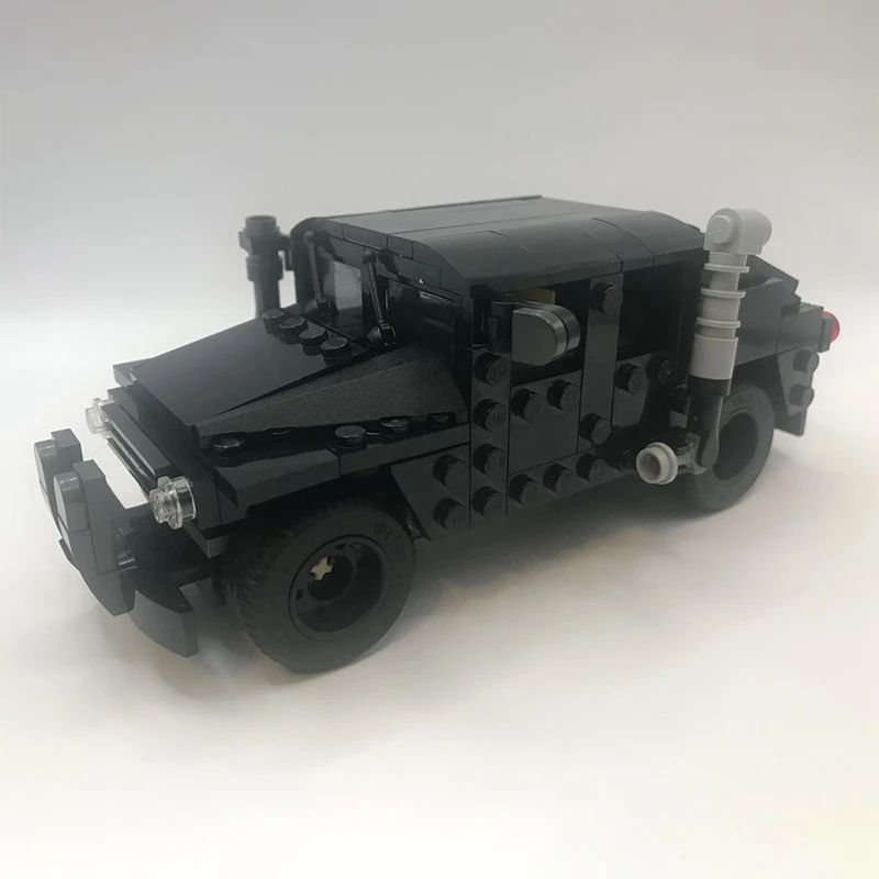 317pcs MOC Humvee Alternative Build City Champions Model Building Blocks Toys Christmas Gifts Architecture Display Collection