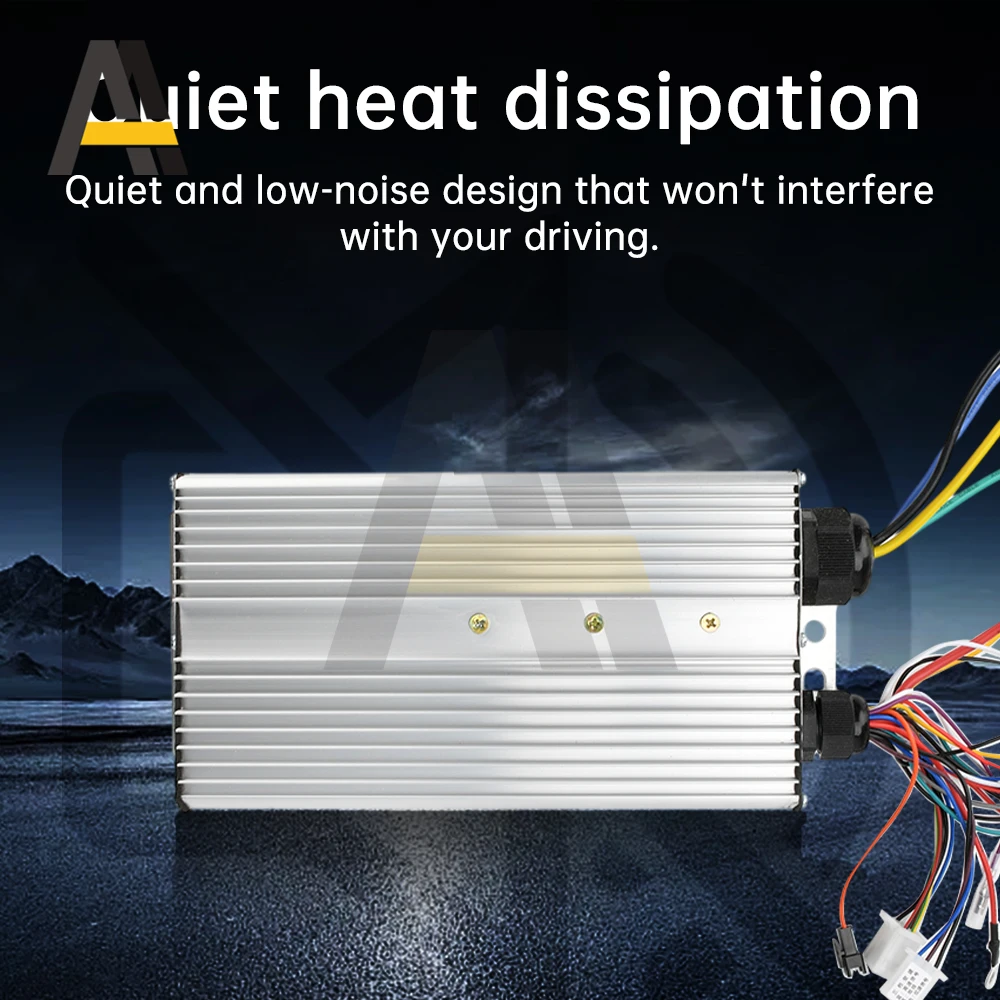 

48V 60V 72V 84V 3000W Brushless Controller Dual Row Intelligent Brushless Controller for BLDC Motor/Electric Bike/Ebike
