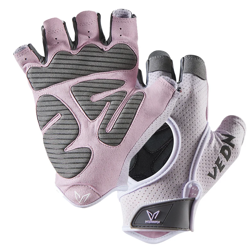 Women's Weightlifting Gloves Non-Slip Silicone Grip for Gym Pull-Ups Callus Protection CrossFit Powerlifting Workout Gloves