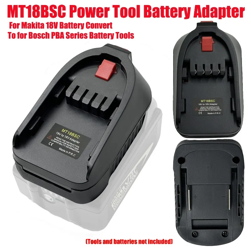

HAKSINKY MT18BSC Power Tool Battery Adapter for Makita 18V BL1830 BL1860 Li-ion Battery Convert To for Bosch PBA 18V Power Tool
