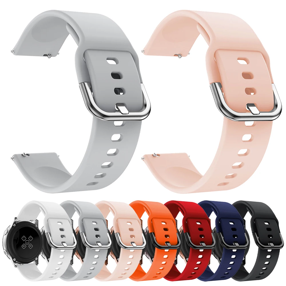 22 مللي متر 20 مللي متر سيليكون شريط للرسغ ل TicWatch Pro 2020/2021 GTW GTX GTH 2 سوار TicWatch Pro 3 Ultra GPS/LTE E3 E2 E 2 S2 العصابات