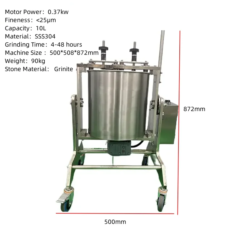 Genyond 10-100L Chocolate Grinding Machine Automatic Cocoa Melanger for Bakery Dairy Factories