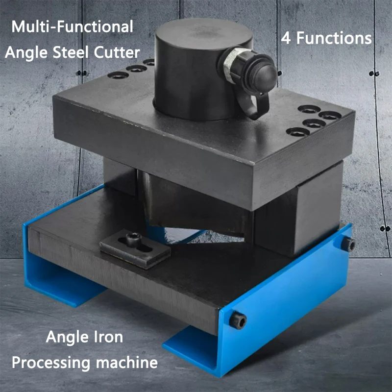 Multi-Functional Angle iron Processing machine Hydraulic Angle Steel Cutter Oblique Angle Cutting  45 ° Right Angle Cutting 90 °