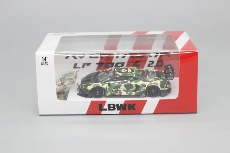 LBWK 1:64 Touring Car Sports Car Aape Model LP700-4 Aventador LB 2.0 for Lamborghini