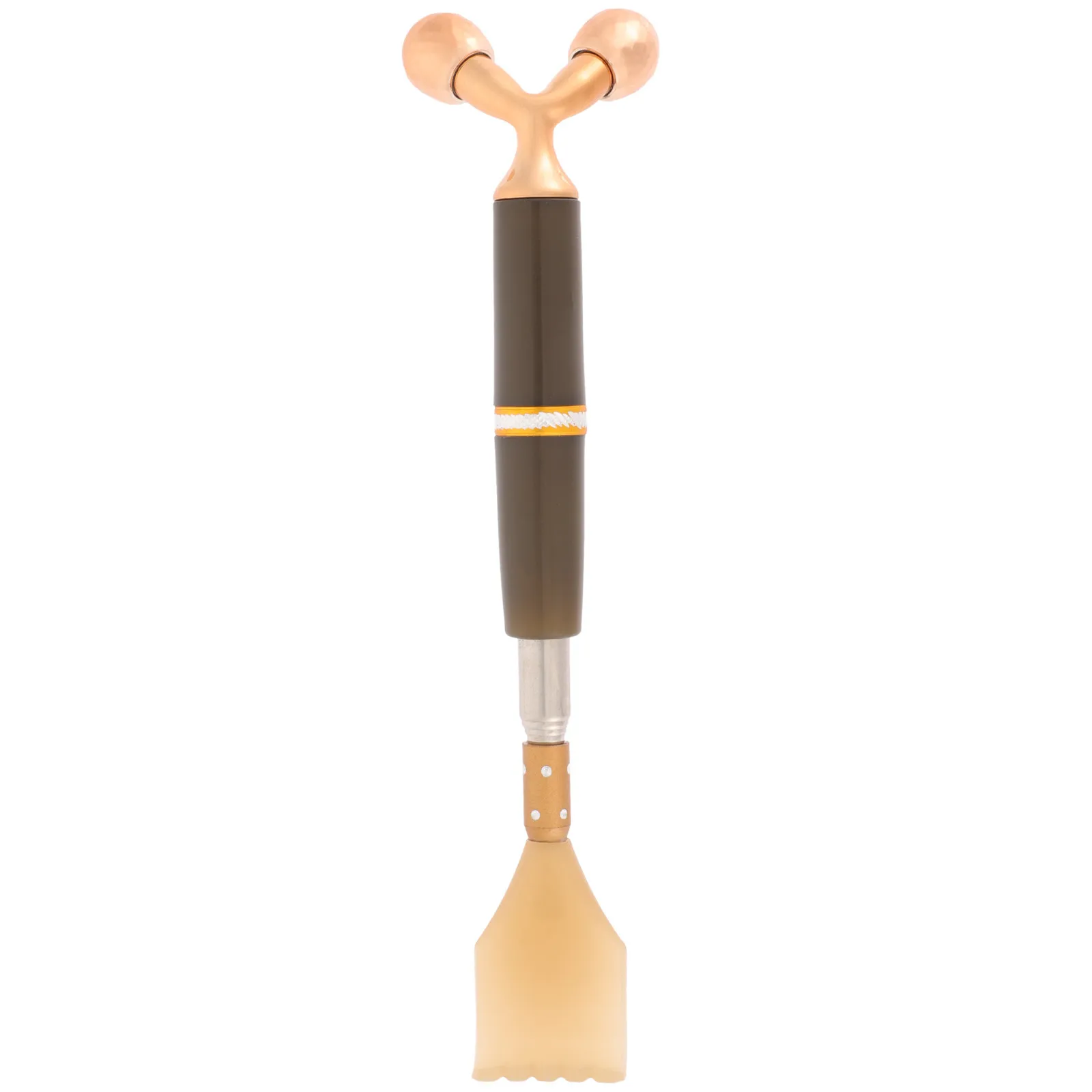 Telescopic Back Scratcher Double End Massager Anti Itch Claw Portable Back Massage Tool Facial Roller Self Massager for Adults