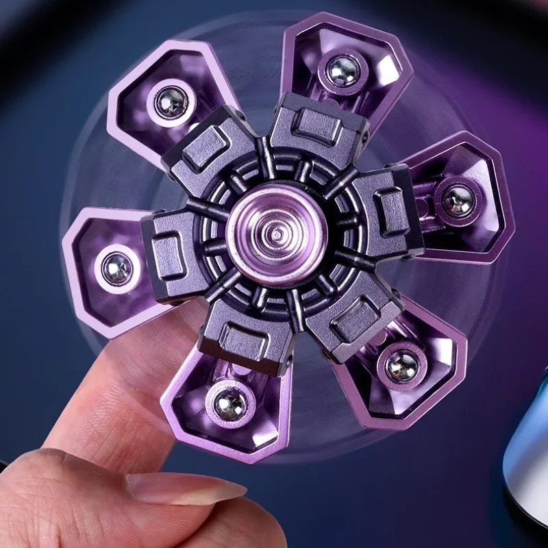 Creatieve EDC Hand Fidget Spinner Stress Relief Speelgoed Roterende Vingertop Gyroscoop Spinner Fidget Speelgoed voor Tieners Volwassen Kerstcadeau