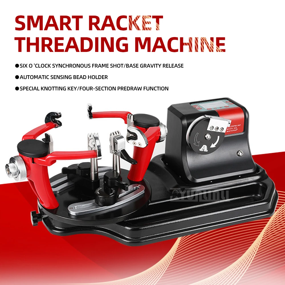 Badminton Racket CNC Threading Machine Computer Numerical Control Cable Pulling Device for Sports Equipment