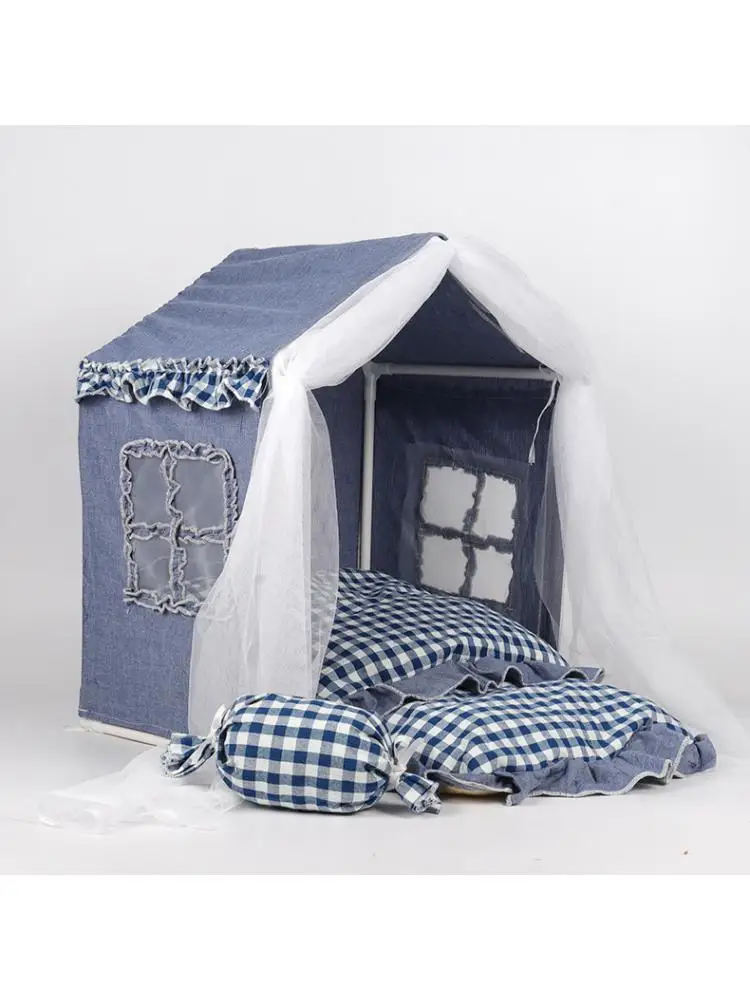 Removable and Washable Pet Tent, Princess Room, Four Seasons, Cat Bed, Creative, Summer