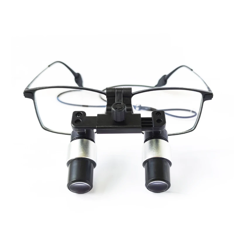 Burite New Design 4X Center Knob Structure Medical Surgical Dental 4.0X Kepler Binocular Loupes With Titanium Frame (FDJ-4X-B)