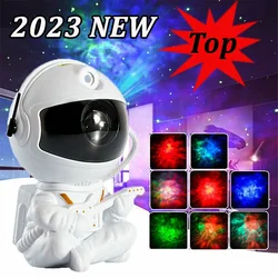 2023NEW Astronaut Projector Starry Sky Galaxy Stars Projector Night Light LED Lamp for Bedroom Room Decor Decorative Nightlights