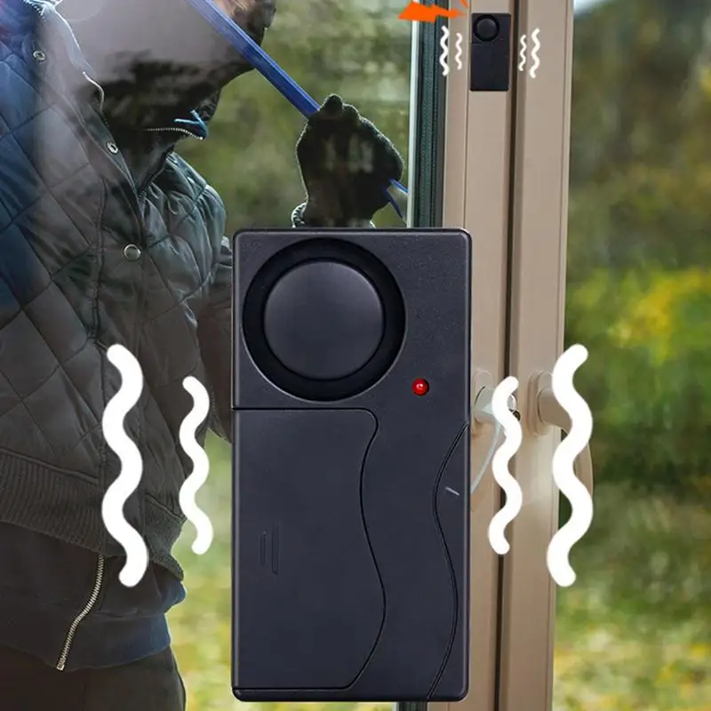 Alarma de motocicleta 110dB Sensor de vibración portátil alarma dispositivo antirrobo motocicleta antirrobo volumen ajustable antirrobo