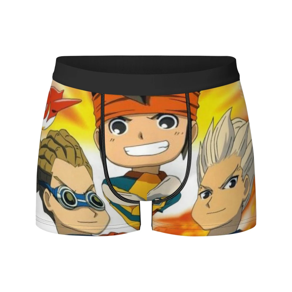 

Hot Game Inazuma Eleven Milk Silk Man Underwear Boxer Men Underpants Men's Panties Boxers Shorts