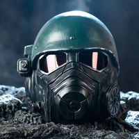 Xcoser Game Fallout 4 NCR Veteran Ranger Armor Helmet Padded Cosplay Mask Resin for Adults Halloween