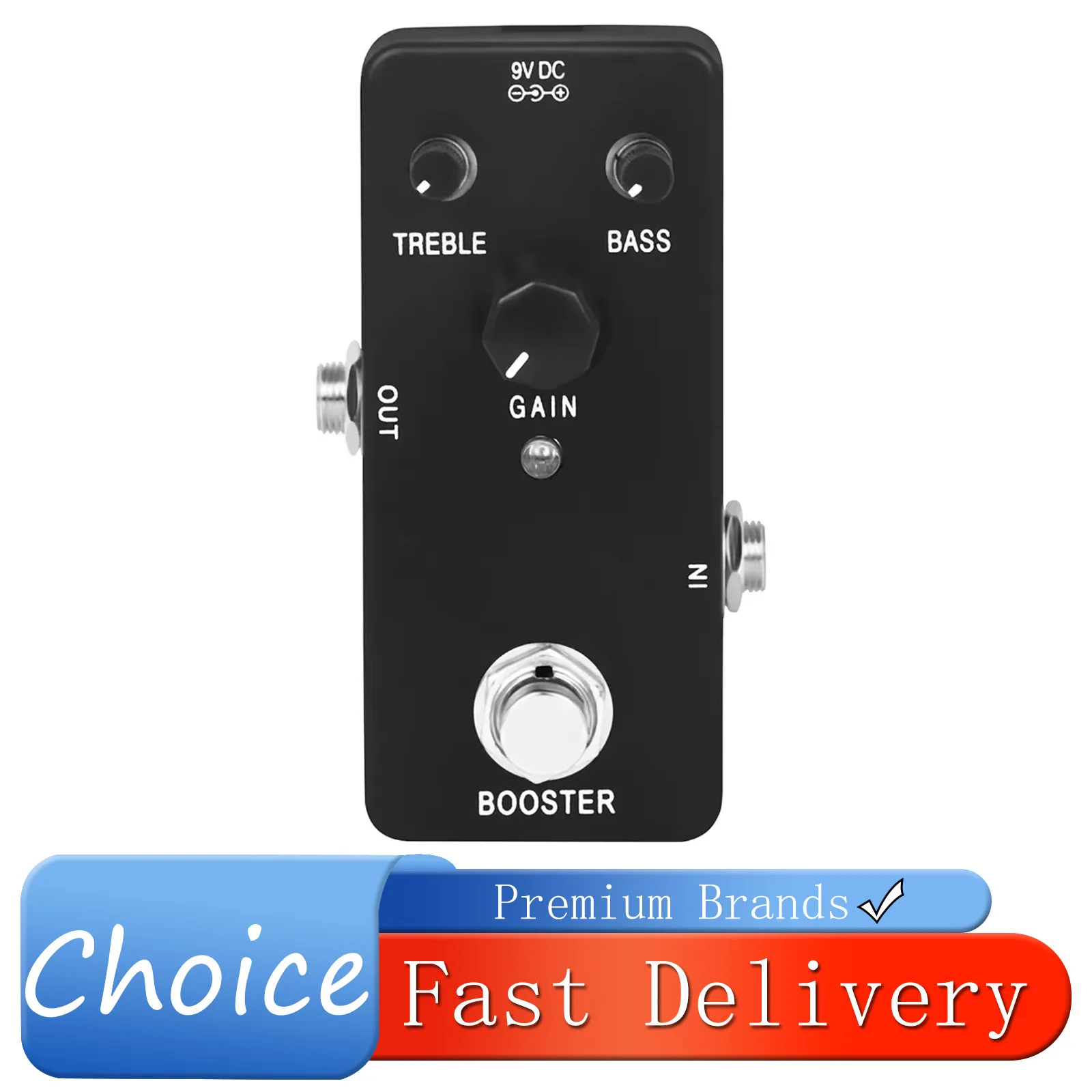 IRIN Pure Booster Electric Guitarra Effect Pedal Booster Gain Fader Pure Gain Effect True Bypass Pedal Guitar Accessories
